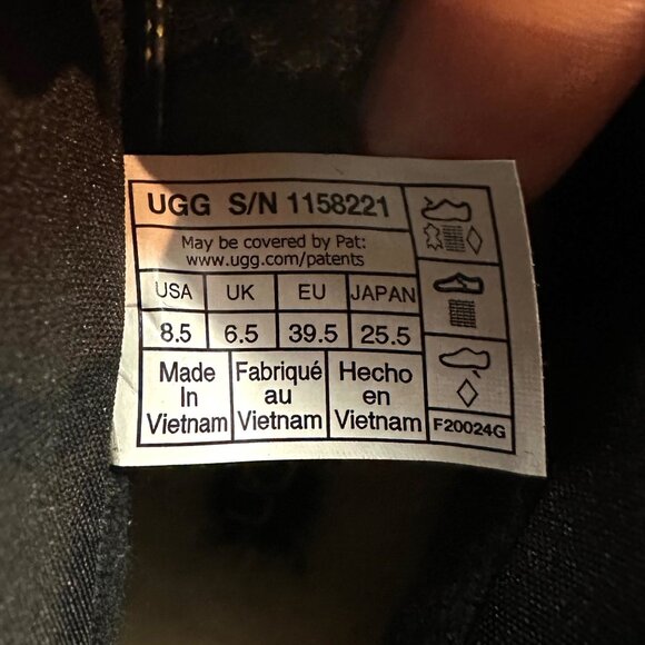 UGG Brecken Lace Insulated Waterproof Winter Snow Boots Women’s 8.5 - Picture 2 of 9